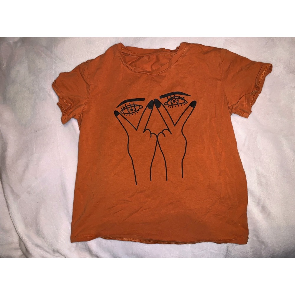 Orange Crop Top